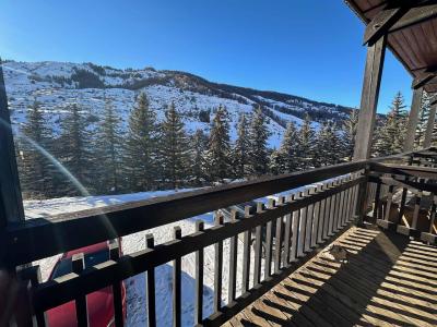 Vacanze in montagna Studio con alcova per 4 persone - L'Hostellerie - Vars - Balcone
