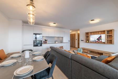 Vakantie in de bergen Appartement 3 kamers bergnis 6 personen (201) - La Belle Aurore - Alpe d'Huez - Woonkamer