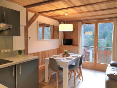 Vakantie in de bergen Appartement 2 kabine kamers 4 personen (28) - La Chamossière - Morzine - Woonkamer