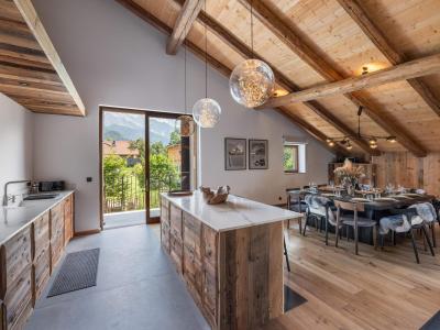 Vacaciones en montaña Chalet adosado duplex 5 piezas para 10 personas - La Ferme St Gervais - Saint Gervais - Cocina