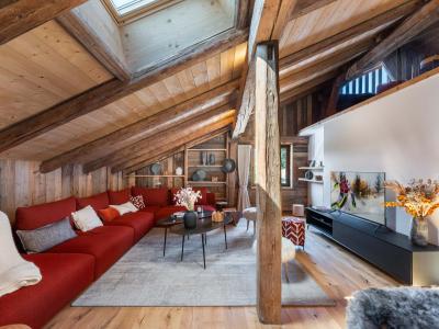 Vacances en montagne Chalet duplex mitoyen 5 pièces 10 personnes - La Ferme St Gervais - Saint Gervais - Séjour