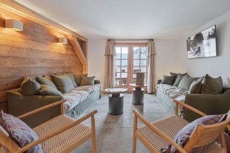 Urlaub in den Bergen 5-Zimmer-Doppelhaushälfte für 8 Personen (LENIDOU) - La Petite Maison - Serre Chevalier - Wohnzimmer