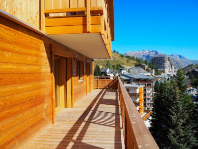 Urlaub in den Bergen 3-Zimmer-Holzhütte für 6 Personen - La Résidence - Les 2 Alpes - Balkon