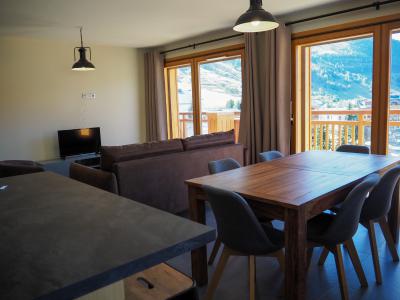 Urlaub in den Bergen 3-Zimmer-Holzhütte für 6 Personen - La Résidence - Les 2 Alpes - Wohnzimmer