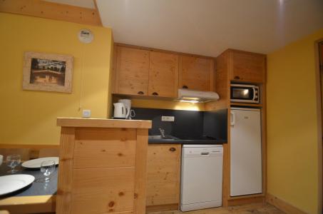 Vakantie in de bergen Appartement 2 kamers 4 personen (104) - La Résidence Aconit - Les Menuires - Keuken