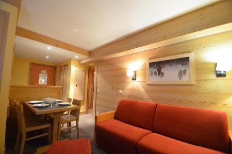 Vakantie in de bergen Appartement 2 kamers 4 personen (104) - La Résidence Aconit - Les Menuires - Woonkamer
