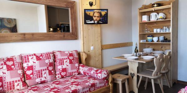 Urlaub in den Bergen 2-Zimmer-Appartment für 5 Personen (209) - La Résidence Andromède - La Plagne - Wohnzimmer