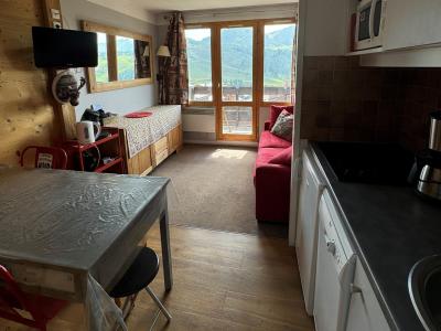 Vakantie in de bergen Appartement 2 kamers 4 personen (307) - La Résidence Andromède - La Plagne - Woonkamer