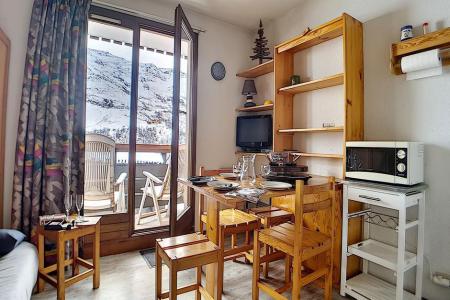 Vakantie in de bergen Studio cabine 3 personen (622) - La Résidence Astragale - Les Menuires - Woonkamer