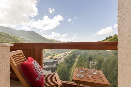 Holiday in mountain resort Studio sleeping corner 4 people (809) - La Résidence Boëdette - Les Menuires - Balcony