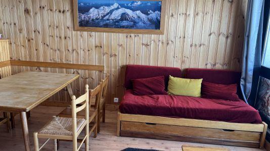 Vakantie in de bergen Appartement 3 kamers 8 personen - La Résidence Brelin - Les Menuires - Woonkamer