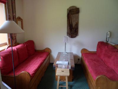 Vakantie in de bergen Appartement 2 kamers 5 personen (108) - La Résidence Callisto - La Plagne - Woonkamer