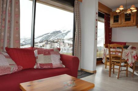 Holiday in mountain resort Studio cabin 4 people (633) - La Résidence Champ-Bozon - La Toussuire - Living room