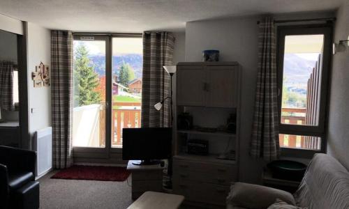 Rent in ski resort 2 room apartment 4 people (36m²) - La Résidence Christiania - Alpe d'Huez - Living room