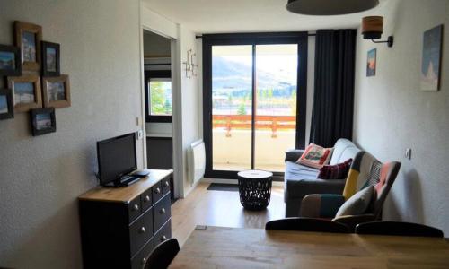 Rent in ski resort 3 room apartment 6 people (32m²) - La Résidence Christiania - Alpe d'Huez - Living room