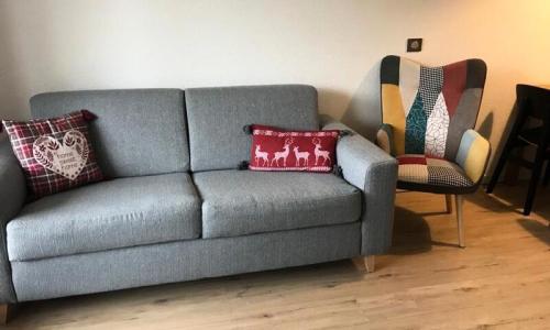 Rent in ski resort 3 room apartment 6 people (32m²) - La Résidence Christiania - Alpe d'Huez - Living room