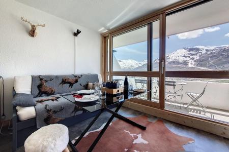 Vakantie in de bergen Appartement 3 kamers 4 personen (0709) - La Résidence Combes - Les Menuires - Woonkamer