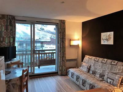 Holiday in mountain resort Studio sleeping corner 4 people (157) - La Résidence Equinoxe - Les 2 Alpes - Living room