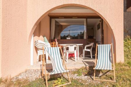 Urlaub in den Bergen Studio Schlafnische für 4 Personen (SIL094) - La Résidence Ferme d'Augustin - Montgenèvre - Terrasse