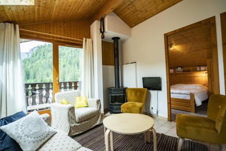 Urlaub in den Bergen 4-Zimmer-Appartment für 6 Personen - La Résidence Forsythia - Châtel - Wohnzimmer