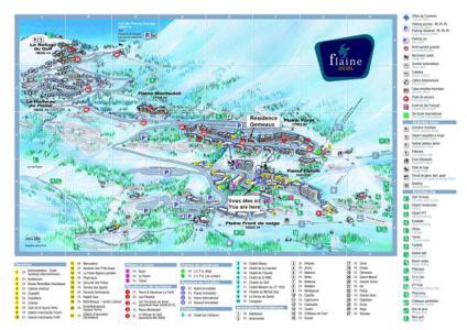 Vacances en montagne La Résidence Gémeaux - Flaine - Plan