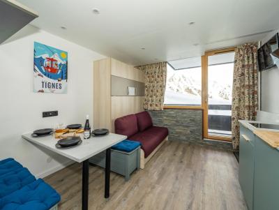 Vakantie in de bergen Studio bergnis 4 personen (138) - La Résidence Home Club - Tignes - Woonkamer