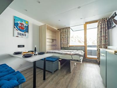 Vakantie in de bergen Studio bergnis 4 personen (138) - La Résidence Home Club - Tignes - Woonkamer