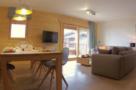 Urlaub in den Bergen 4 Zimmer Maisonettewohnung für 8 Personen (GL410) - La Résidence la Grange aux Fées - Valmorel - Wohnzimmer