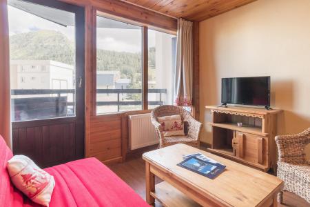 Urlaub in den Bergen 2-Zimmer-Berghütte für 6 Personen (SOLERO) - La Résidence la Loubatière - Montgenèvre - Wohnzimmer