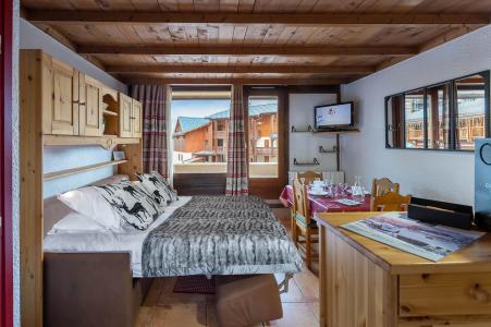 Holiday in mountain resort Studio sleeping corner 4 people (102) - La Résidence Lac Blanc - Val Thorens - Living room