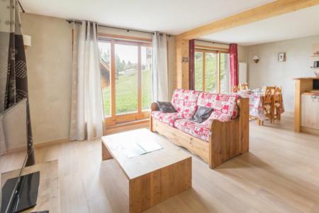 Urlaub in den Bergen 3-Zimmer-Appartment für 6 Personen (DAM3) - La Résidence le Damier - Montchavin La Plagne - Wohnzimmer