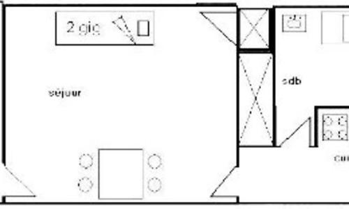 Wynajem na narty Studio 2 osoby (18m²-2) - La Résidence Le France - La Plagne - Na zewnątrz latem