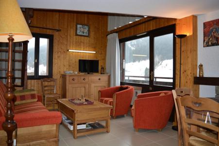 Urlaub in den Bergen 5-Zimmer-Appartment für 8 Personen (1G) - La Résidence le Merisier - Le Grand Bornand - Wohnzimmer