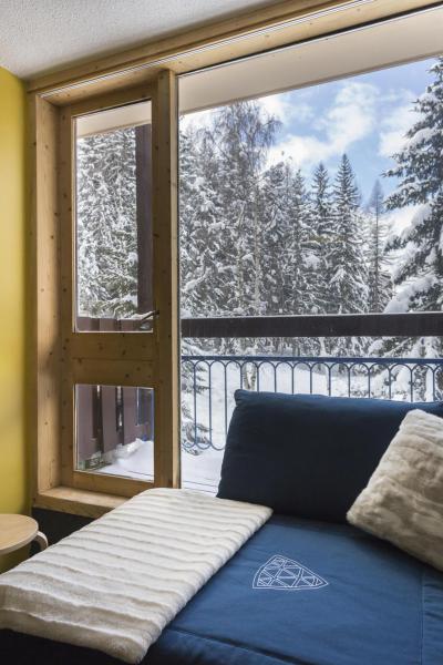 Urlaub in den Bergen Studio Schlafnische 4 Personen (209) - La Résidence le Miravidi - Les Arcs - Wohnzimmer