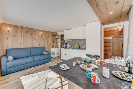 Vakantie in de bergen Studio bergnis 4 personen (208P) - La Résidence le Palafour - Tignes - Woonkamer