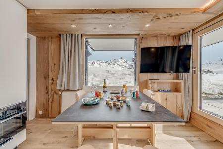 Vakantie in de bergen Studio bergnis 4 personen (208P) - La Résidence le Palafour - Tignes - Woonkamer