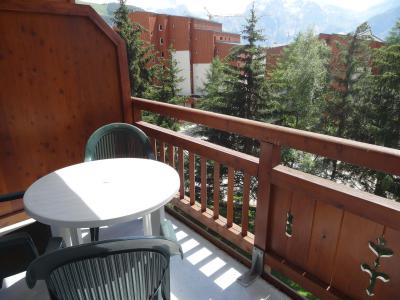 Urlaub in den Bergen Studio Schlafnische 4 Personen (73) - La Résidence le Tyrol - Les 2 Alpes - Balkon