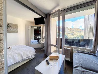 Vakantie in de bergen Appartement 2 kamers bergnis 4 personen (506) - La Résidence le Villaret - Les Menuires - Woonkamer