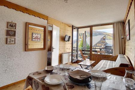 Vacances en montagne Appartement 2 pièces cabine 5 personnes (109) - La Résidence le Villaret - Les Menuires - Séjour