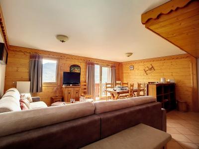 Urlaub in den Bergen 5 Zimmer Maisonettewohnung für 10 Personen (23) - La Résidence les Alpages de Reberty - Les Menuires - Wohnzimmer