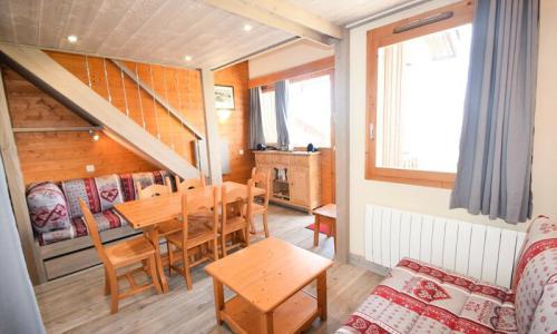 Rent in ski resort 3 room apartment 6 people (50m²-3) - La Résidence les Aollets - MH - La Plagne - Living room