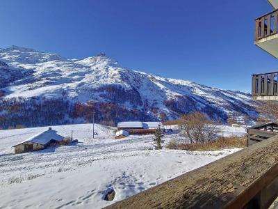 Urlaub in den Bergen 2-Zimmer-Holzhütte für 4 Personen (0014) - La Résidence les Balcons d'Olympie - Les Menuires - Balkon