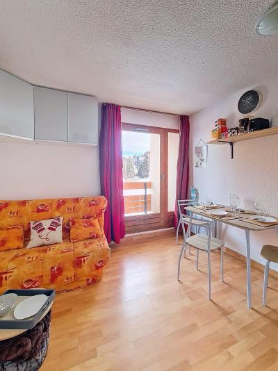 Vakantie in de bergen Studio bergnis 3 personen (MN-CI0025) - La Résidence les Carlines - Les Menuires - Woonkamer