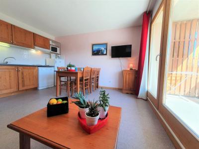 Vakantie in de bergen Appartement 2 kamers bergnis 6 personen (CE22) - La Résidence les Chaumettes - Superdévoluy - Woonkamer