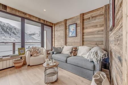 Holiday in mountain resort 2 room apartment sleeping corner 6 people (12P) - La Résidence les Cimes - Tignes - Living room