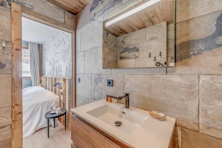 Vacaciones en montaña Apartamento cabina 2 piezas para 6 personas (12P) - La Résidence les Cimes - Tignes - Cuarto de ducha