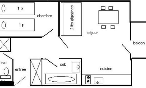 Ski verhuur Appartement 2 kamers 4 personen (28m²-3) - La Résidence les Hameaux I - Maeva Home - La Plagne - Buiten zomer