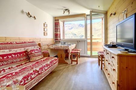 Vakantie in de bergen Appartement duplex 2 kamers 5 personen (E18) - La Résidence les Lauzes - Les Menuires - Woonkamer