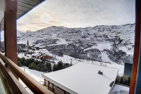 Vakantie in de bergen Studio 4 personen (E1) - La Résidence les Lauzes - Les Menuires - Balkon