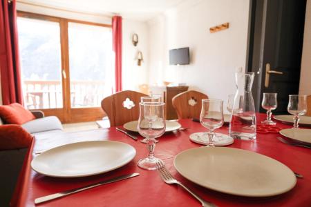 Urlaub in den Bergen 3-Zimmer-Appartment für 6 Personen (DAPHN12) - La Résidence les Valmonts - Valloire - Wohnzimmer